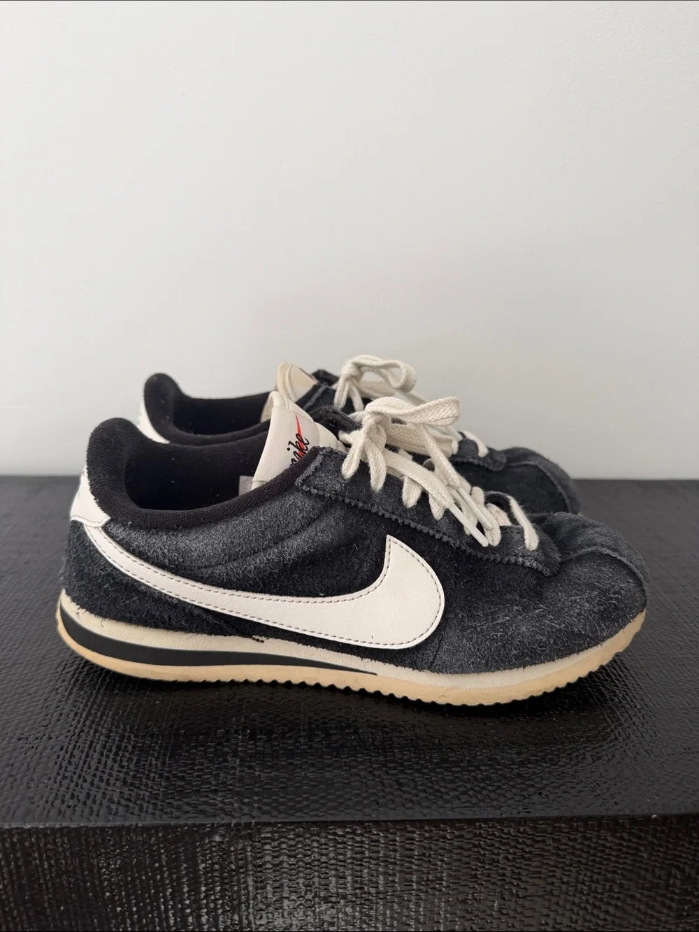 Nike Black & White Vintage Runner Sneakers